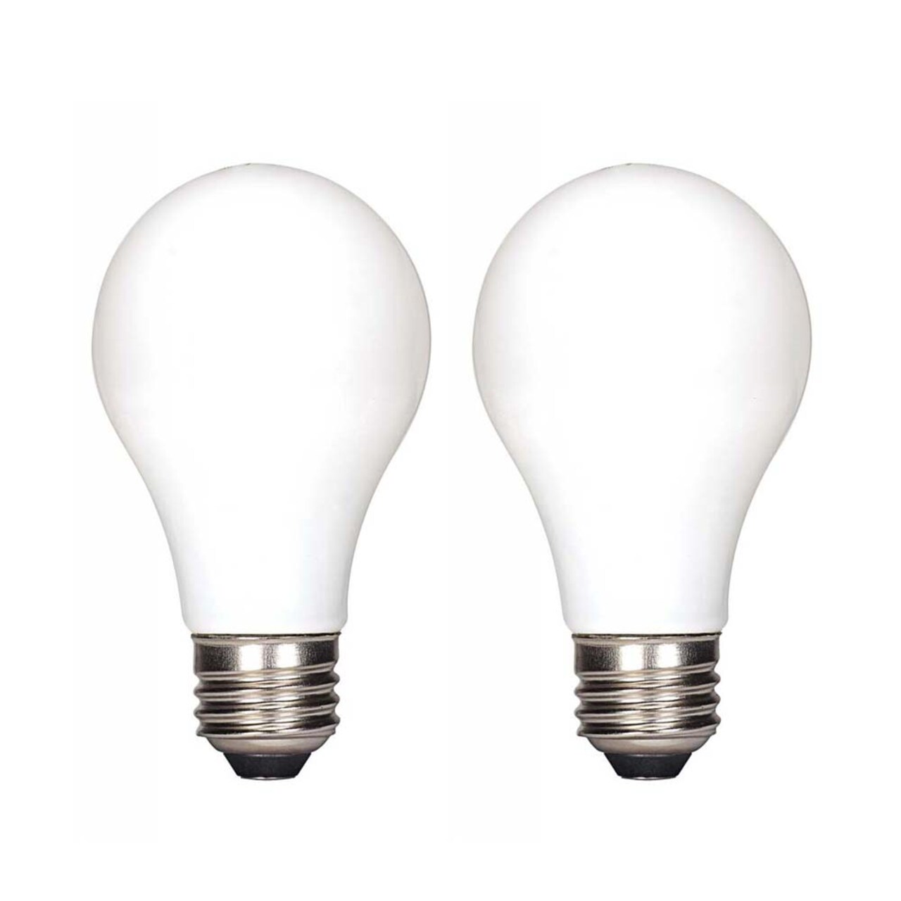 2Pk - Satco 5w 120v A15 LED White E26 Medium Base 450 Lumens 2700k